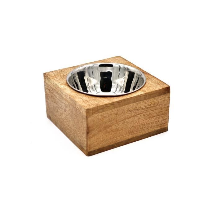 Carillon éolien En Bois Et Acier Inoxydable - 6 Tubes, 65 Cm De Haut - Décoration Jardin Ou Intérieur, Son Apaisant - 6