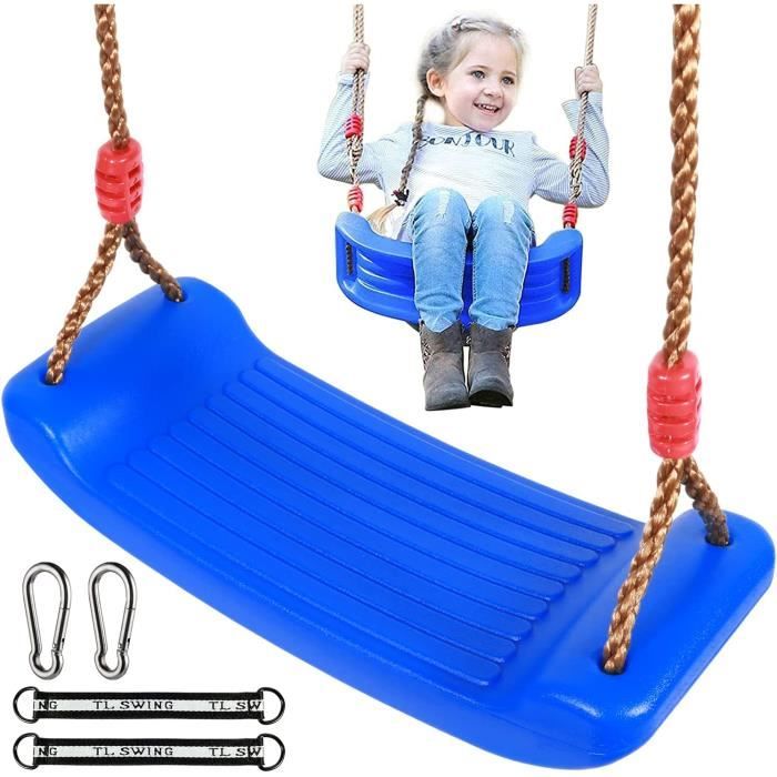 Balançoire Corde D'Escalade 2m Pour Enfants - Plateforme Et Siège Disque, Capacité 100kg