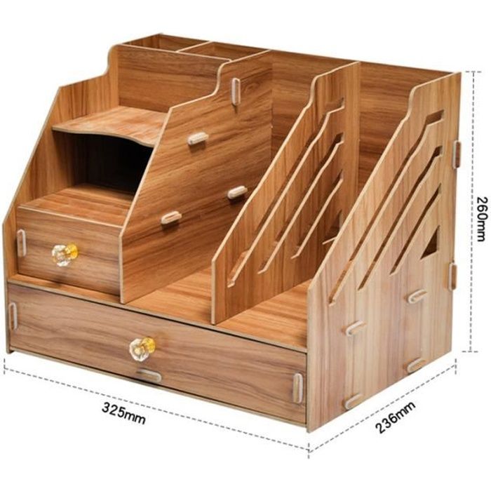 Organiseur Bureau Bois Organiseur De Bureau En Bois Classeur Stockage De Livre 5 Compartiment 32 23 26cm Achat Vente Meuble Classement Organiseur Bureau Bois Soldes Sur Cdiscount Des Le 20 Janvier Cdiscount
