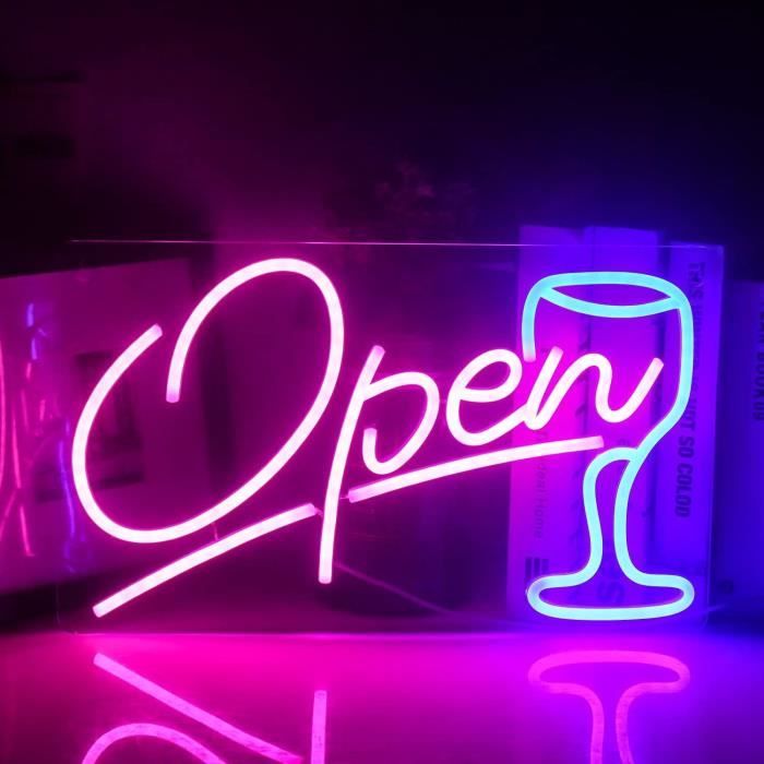 YUEYYNS Beer Neon Sign Bière Enseigne Lumineuse Néon De Dame USB LED Enseigne Néon Pour Bar à La Maison Jouer Pub Karaoké Bistro Discothèque Chambre Décoration Murale Bar Fête Noël Mariage