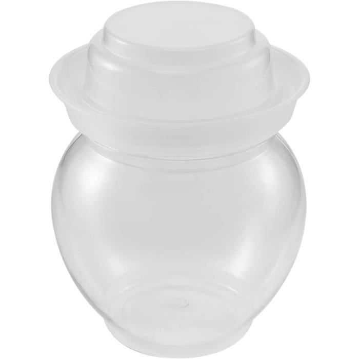 Sceller Les Cornichons Bocaux Avec Couvercles Bidon De Fermentation