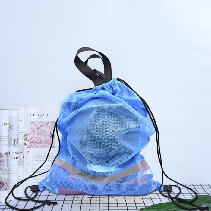 Sac Filet Extra Large Pour Ballons - Football, Basket, Volley - Maille - 30x20x3 Cm