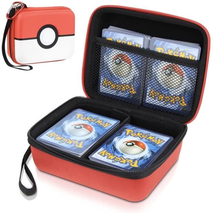 Classeur pour cartes Pokémon à 4 poches, porte-cartes Yeeclot avec  pochettes, peut contenir jusqu'à