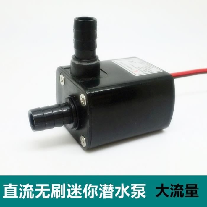 Samfox Pompe Submersible Eau - DC 6V 12V Brushless Micro Pompe à Eau Moteur 200L / M Pompe à Eau