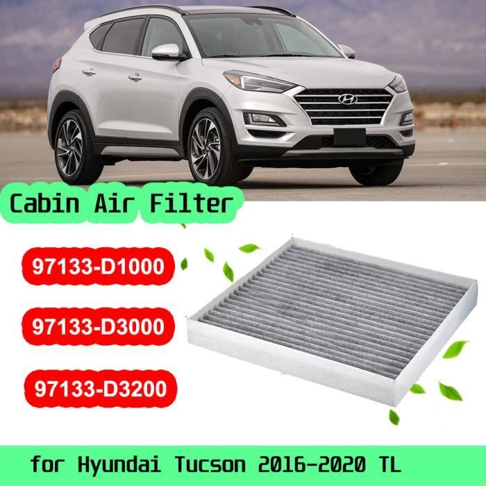 Filtration,Filtre de climatisation d'habitacle en carbone,accessoires de  voiture,pour Hyundai Tucson TL 2016 2017 2018 2019 - Cdiscount Auto