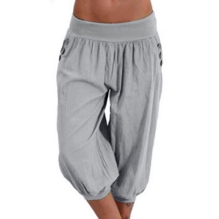 Pantalon Cargo Prana Halle - Femme Taille 4 - Gris - Randonnée Voyage