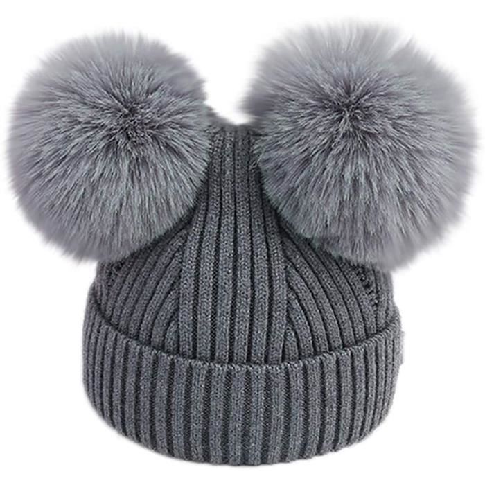 Fille Naissance Hiver Chaud Bonnets Bebe Fille Pompom Enfants Fille Chapeau Tricotes Casquette Bebe Garcon 3 18 Mois Mignon Be 546 Cdiscount Pret A Porter