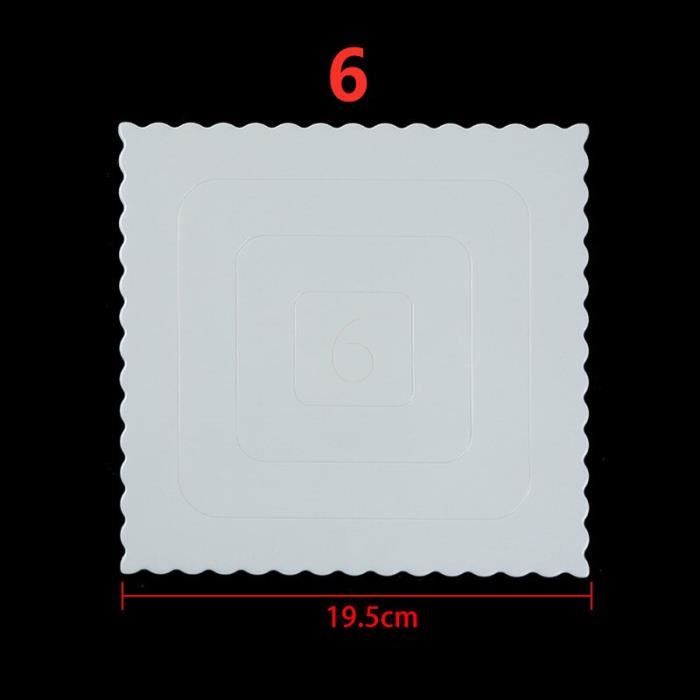 Generic Lot De 2 Platines Tournantes En Plastique Pour Un Usage