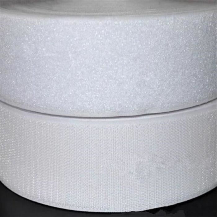 2 Rouleaux Ruban Crochet & Boucle 15 Cm Large – 4 M Total Non Adhésif à Coudre, Noir – Fixation Solide Pour Couture & Bricolage