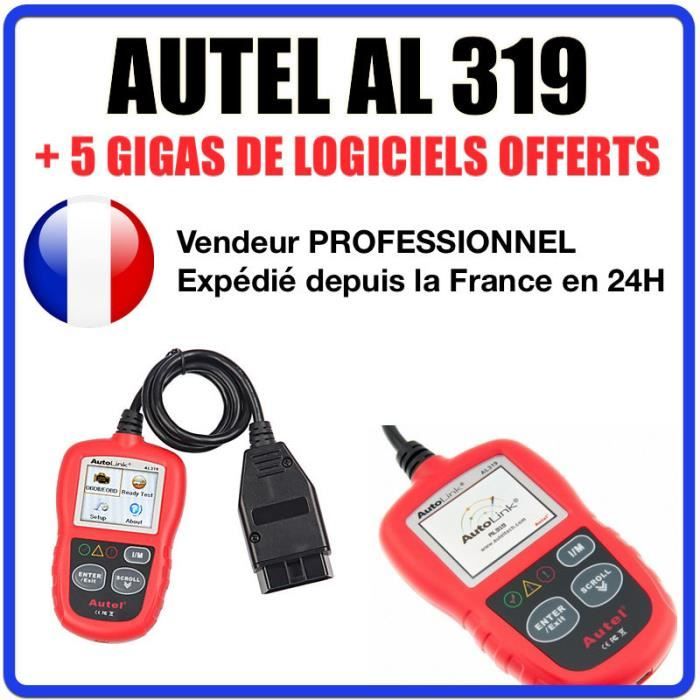 Interface Diagnostique AUTO MultiMarques - AUTEL AutoLink AL319 AUTOCOM / DELPHI