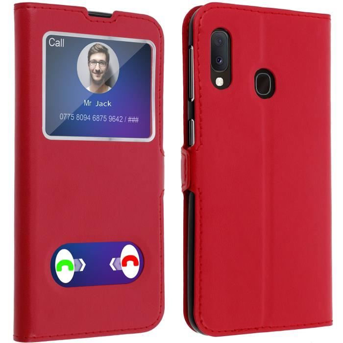 coque galaxy a20e rouge