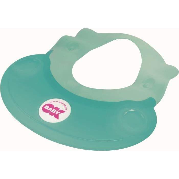 Visière de bain pour enfant - OK BABY - Hippo - Confort et sécurité - Turquoise
