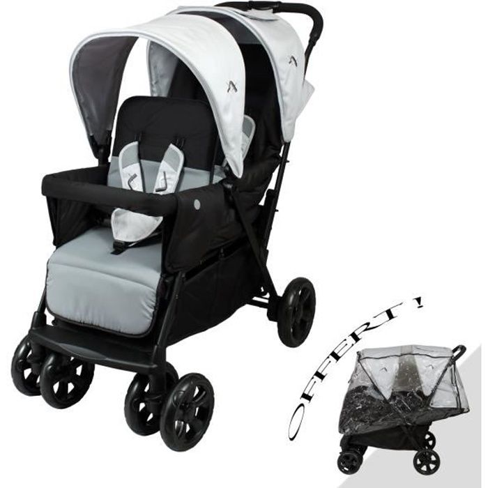 Poussette double pour enfants rapprochés new arrivals