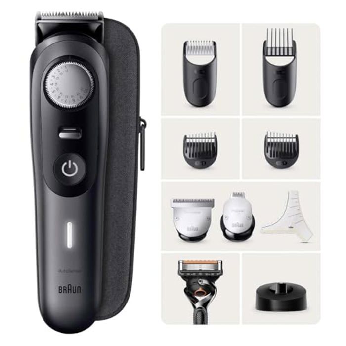 Tondeuse à barbe Braun BT9421 Autonomie 180 min 40 réglages de longueur Lame Pro