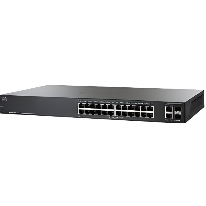 Switch Cisco Small Business SG250-26P Gigabit manageable 24 ports 10-100-1000 PoE+ 195W + 2 ports combo mini-GBIC