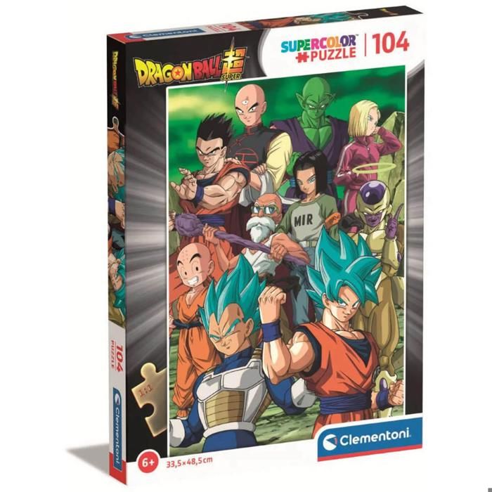 Clementoni - Dragon - Puzzles 104 Pièces Super - Puzzle enfant - Dès 6 ans - 48.5 x 33.3cm