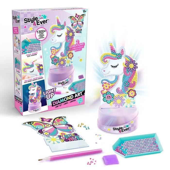 Coffret Lampe Canal Toys OFG 321canal toys – Kit Diamant Art Avec Figurines À Décorer - vue 4