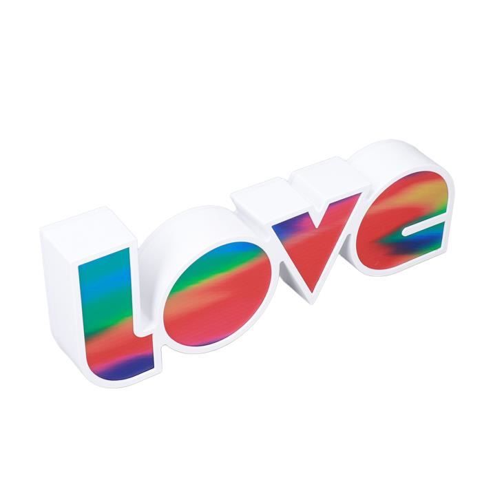 Cuque Lampe Signe D Amour Love Letter Night Light Hangable Lampe De Bureau Decorative Led Au Neon Pour Chambre De Noce Rendu Cdiscount Maison