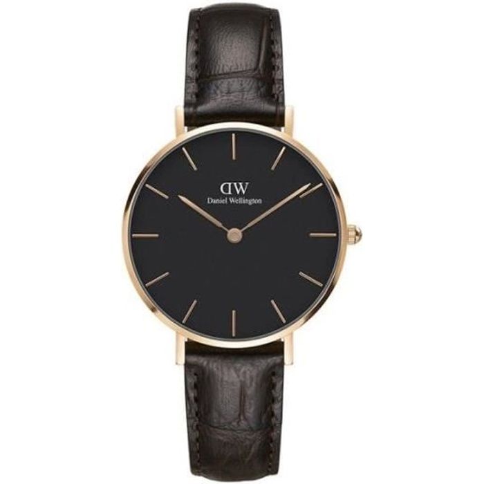 Montre Femme Daniel Wellington Petite Mod le York Noire