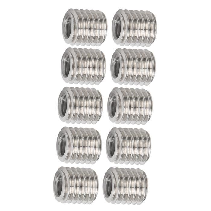 2 Pistons à Ressort Rétractable En Acier Inox M6x1 - Avec Anneau De Tirage - Neuf - Marque Uxcell