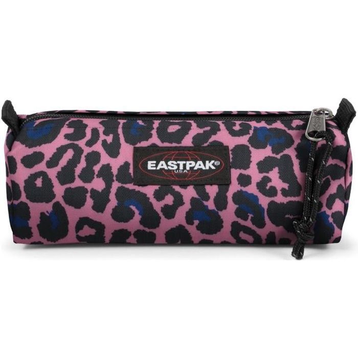 EASTPAK Trousse Benchmark Single Safari Leopard Rose Cdiscount