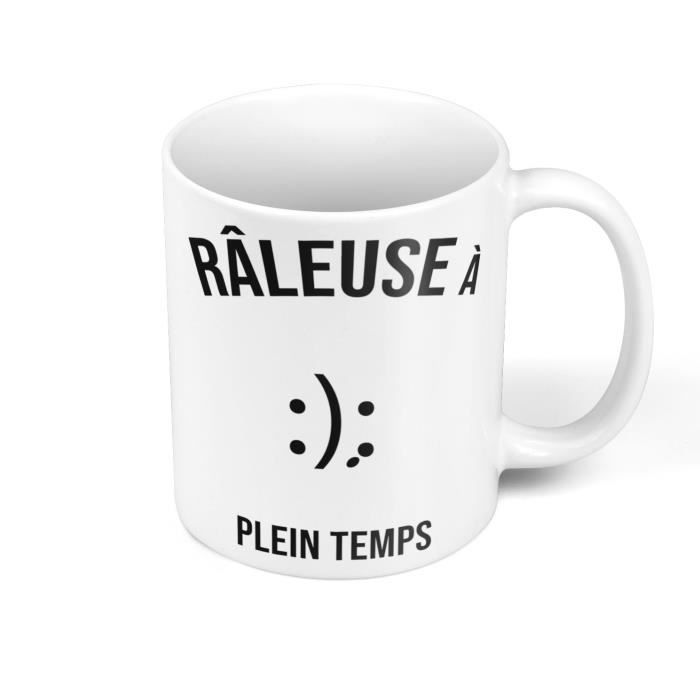 Mug Ceramique Raleuse A Plein Temps Humour Drole Smiley Cdiscount Puericulture Eveil Bebe