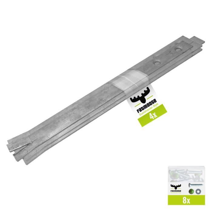 SolidLock Lot de 12 ancrages d'angle pour Tours de Jeu WICKEY