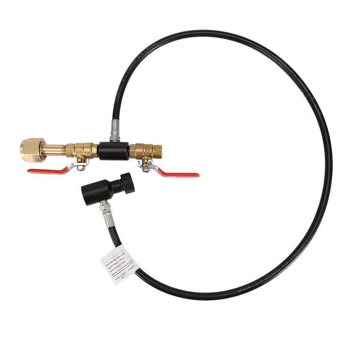 Tuyau De Remplissage + Régulateur De Soupape D'Air 4500 PSI - Filetage M18x1.5 - Pour Réservoirs PCP (Air Comprimé) - Neuf