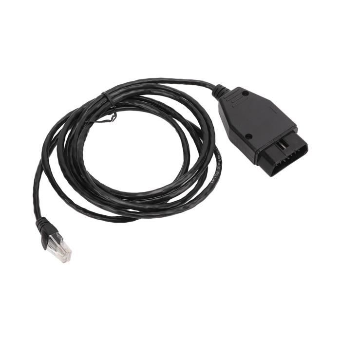 Câble Adaptateur OBD2 6 Broches Vers 16 Broches Pour Moto Honda, Suzuki – Diagnostic Moteur – Longueur 33cm