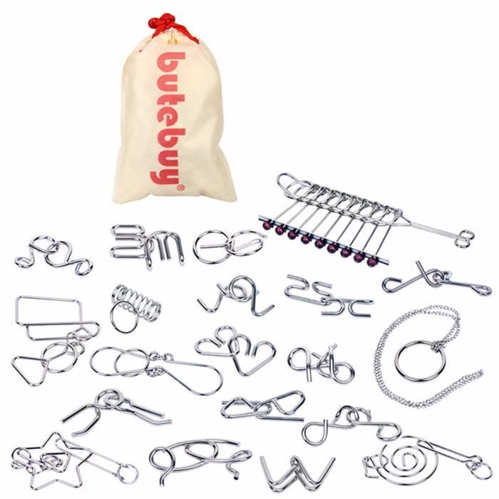 3PCS Jouets éducatifs pour enfants Puzzle de cube de forme cylindrique