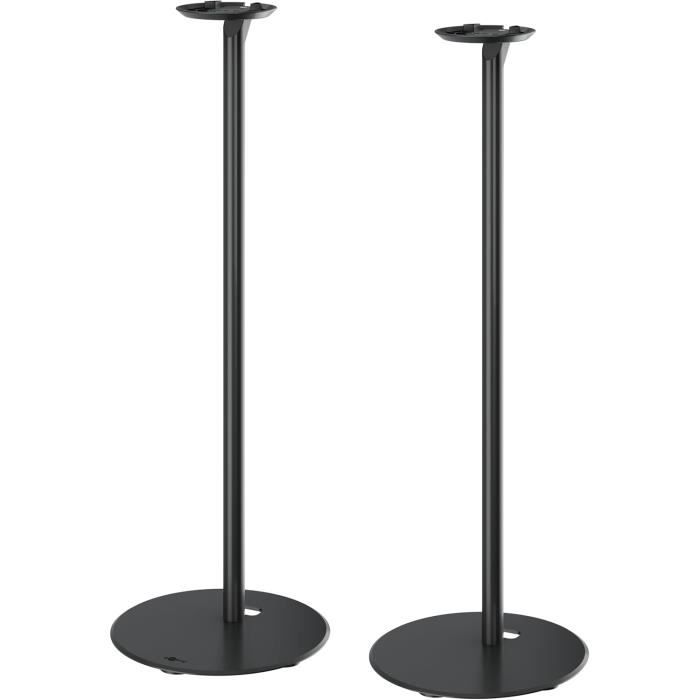 Supports Muraux Pour Enceintes Sonos Era 100/300 - Lot De 2 - Pivotants Et Inclinables - Gestion Câbles - Charge 3kg - Noir - 4