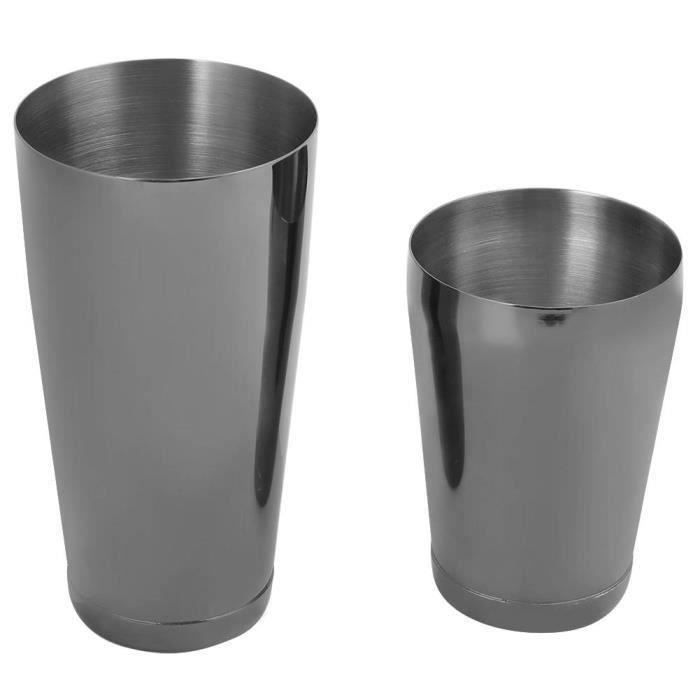SKYSonew Shaker à cocktail Bar Tool en acier inoxydable Boston Shaker