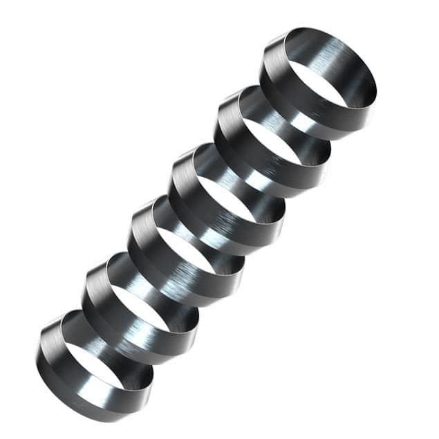 Lot De 10 Tiges De Fléchettes En Alliage D'Aluminium - 53 Mm Filetage 2BA - Rainurées Et Équilibrées - Noir