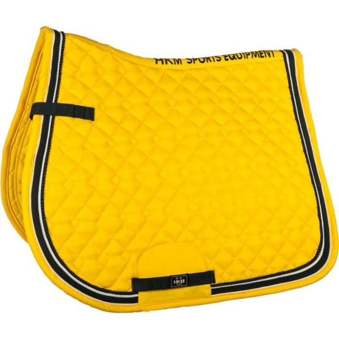 Tapis De Selle Kontinent Cheval Cso Jaune