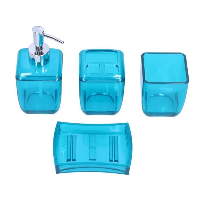 SET ACCESSOIRES SALLE DE BAIN,Blue--Porte brosses à dents Double couche