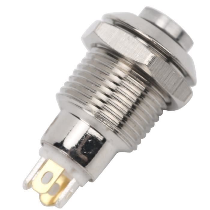 Kaixin-interrupteur à bouton poussoir Interrupteur à bouton en métal de ...