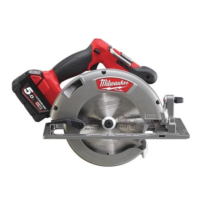 Scie Circulaire Milwaukee M18ccs66 502x 18v 5 0ah Li Ion 2 Batteries Chargeur Coffret 4933451384 Achat Vente Scie Electrique Scie Circulaire Milwaukee Cdiscount
