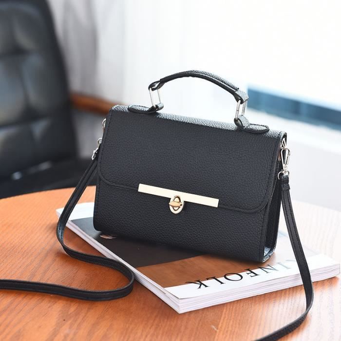 Sac main Sac Bandouli re Femme Chic Tendance en Cuir