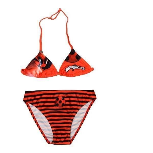 Maillot de bain MIRACULOUS ladybug 8 ans bikini 2 pi ces