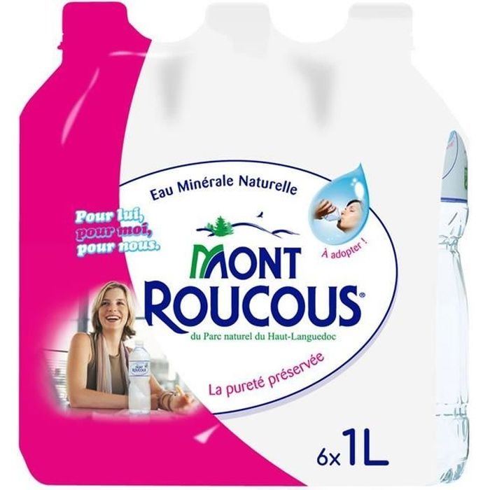 Mont Roucous Eau Minerale Naturelle 6 X 1 L Cdiscount Au Quotidien