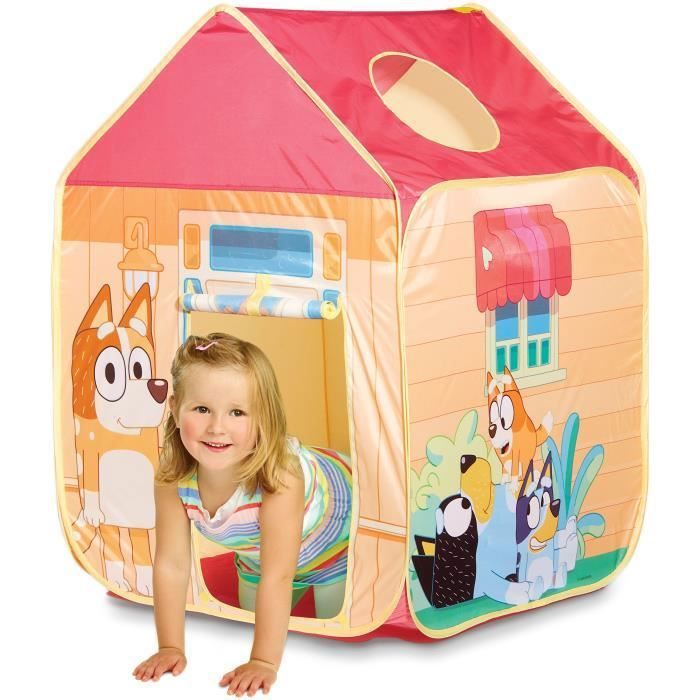 Moose Toys - Tente de jeux pop up Bluey en forme de maison
