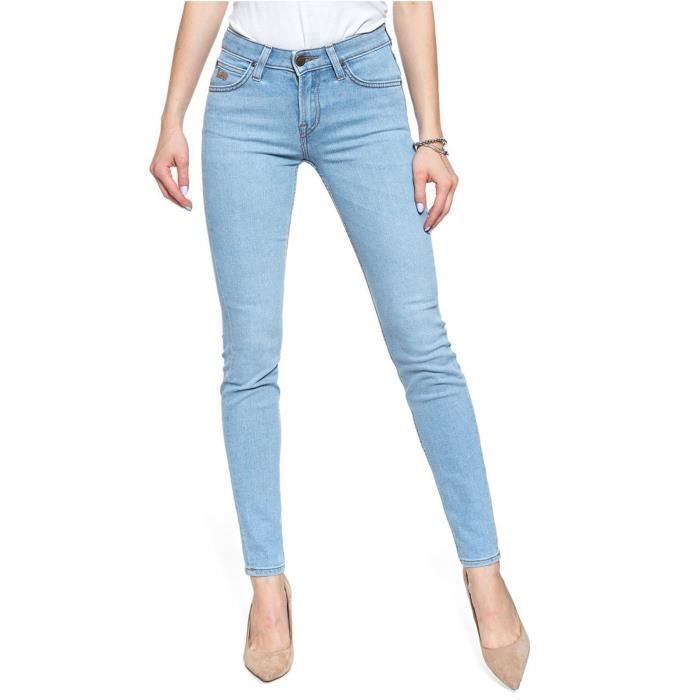 Jean lee femme taille haute 2025