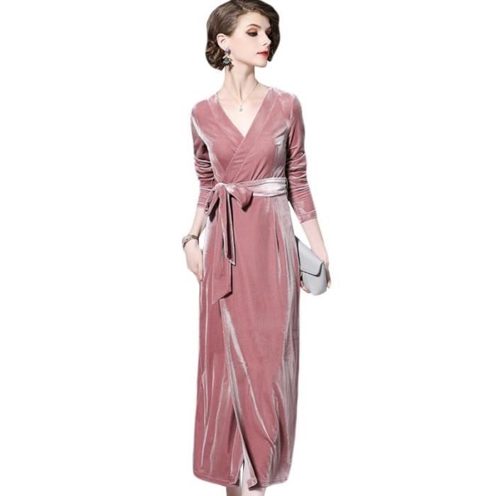 robe de soiree portefeuille longue
