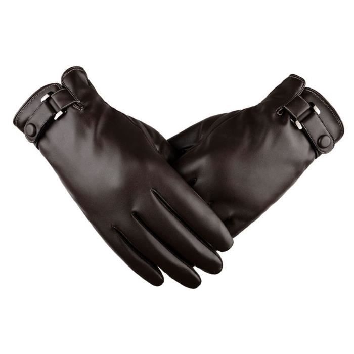 Gants Moto T9 Hiver En Cuir, Kevlar, Hipora Et Thinsulate