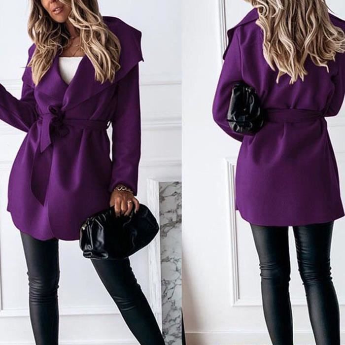 veste mauve femme