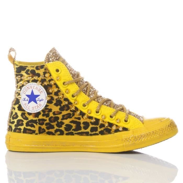 converse jaune citron basse