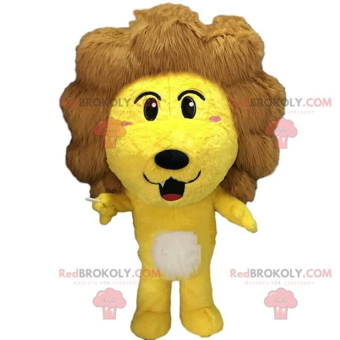 Balinco Set de costume de lion, serre-tête composé d'oreilles de lion & crinière + queue, bandeau, carnaval, fête à thème, déguisements d'Halloween Balinco Set de costume de lion, serre-tête composé d'oreilles de lion & crinière + queue, bandeau, carnaval, fête à thème, déguisements d'Halloween
