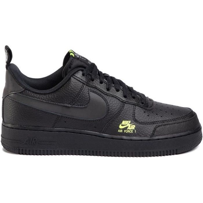 Chaussures NIKE Air Force 1 LV8 Utility Noir Homme Adulte Synthetique Lacets Noir Cdiscount Chaussures