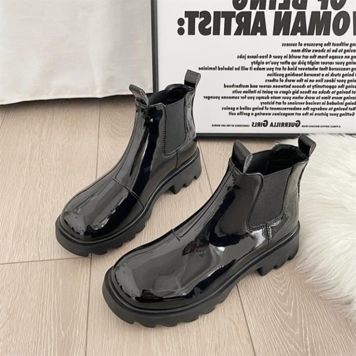 Boots noir brillante 2025