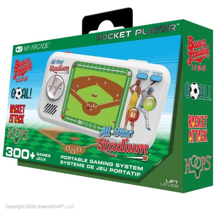 Rétrogaming-My Arcade - Pocket Player All-Star Stadium - Console de Jeu Portable - 307 Jeux en 1 - RétrogamingMy Arcade